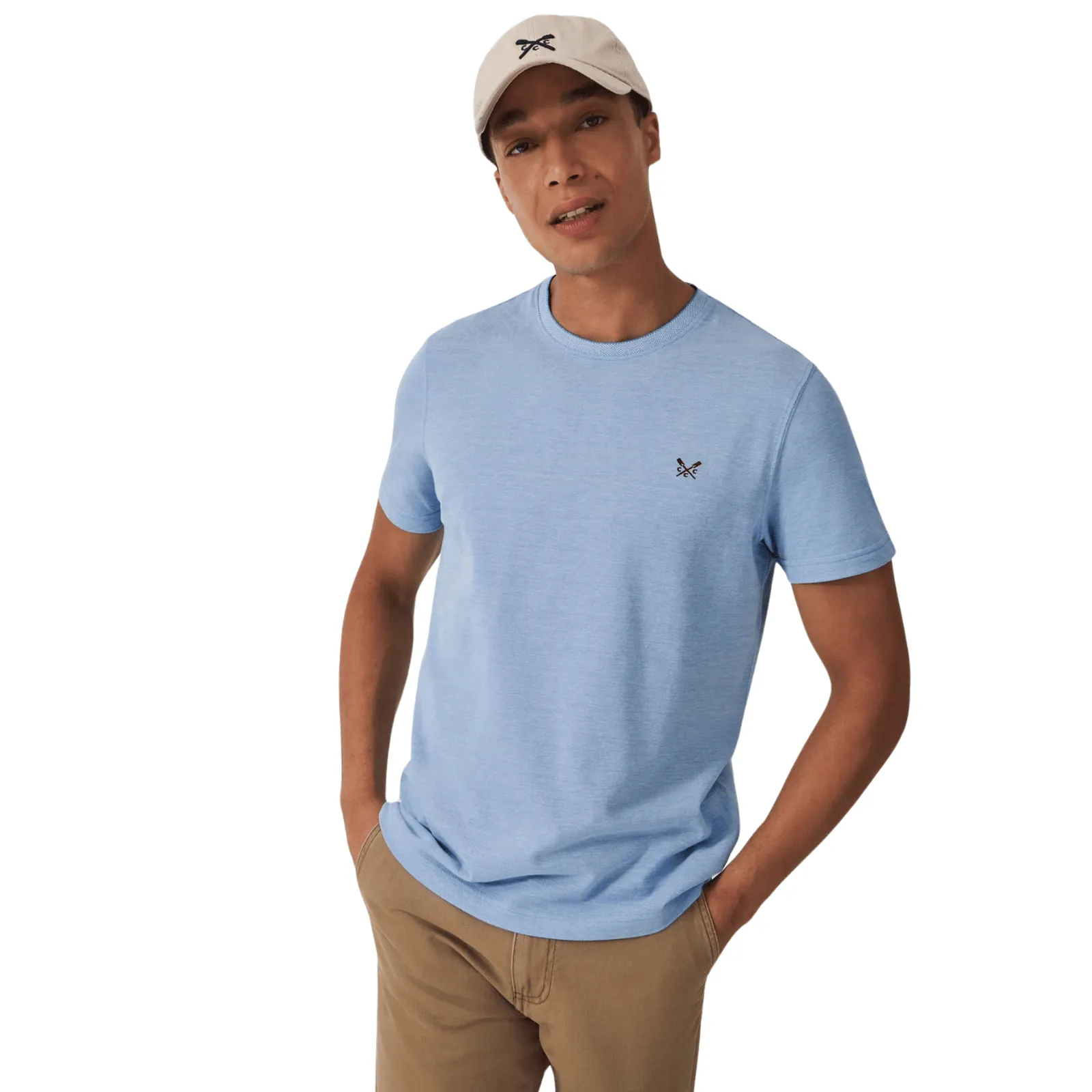 Crew Clothing Mens Oxford T-Shirt