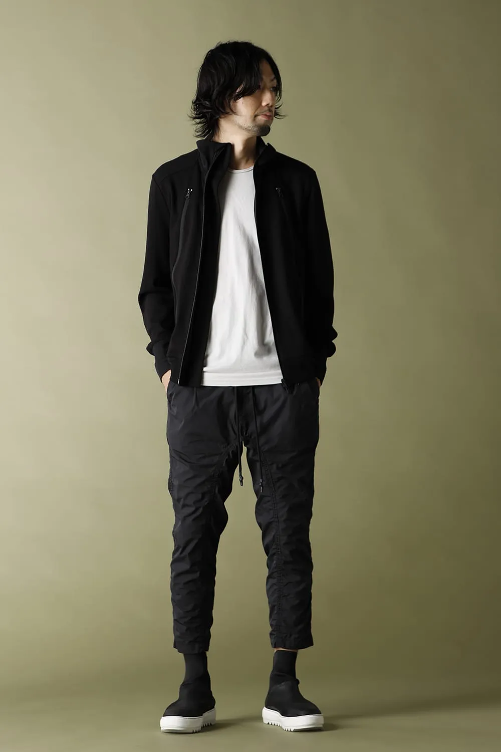 Cropped easy Pants Black