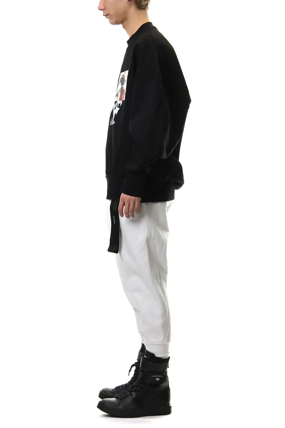CROPPED EASY PANTS with KEY STRAP Off