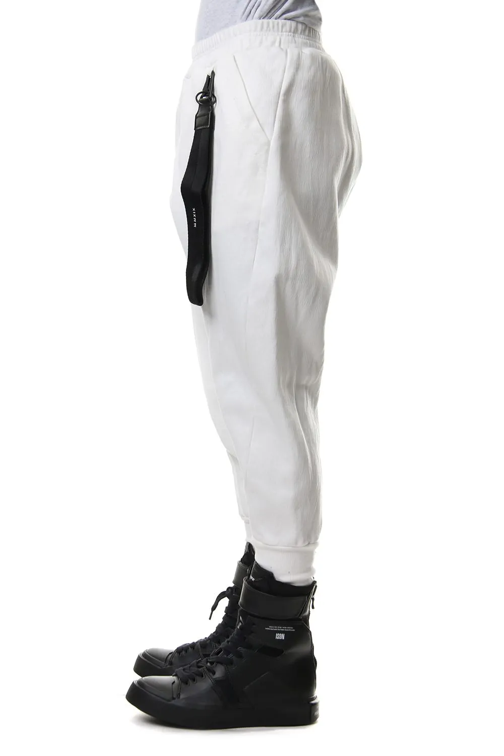 CROPPED EASY PANTS with KEY STRAP Off