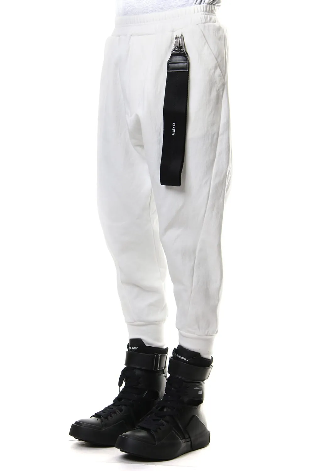 CROPPED EASY PANTS with KEY STRAP Off
