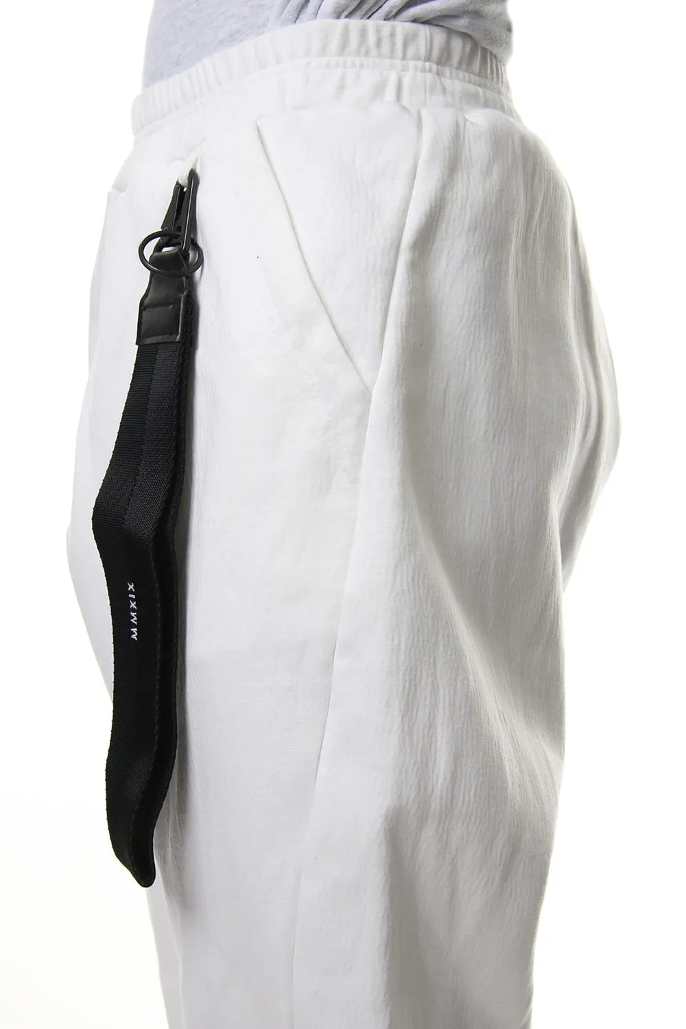 CROPPED EASY PANTS with KEY STRAP Off