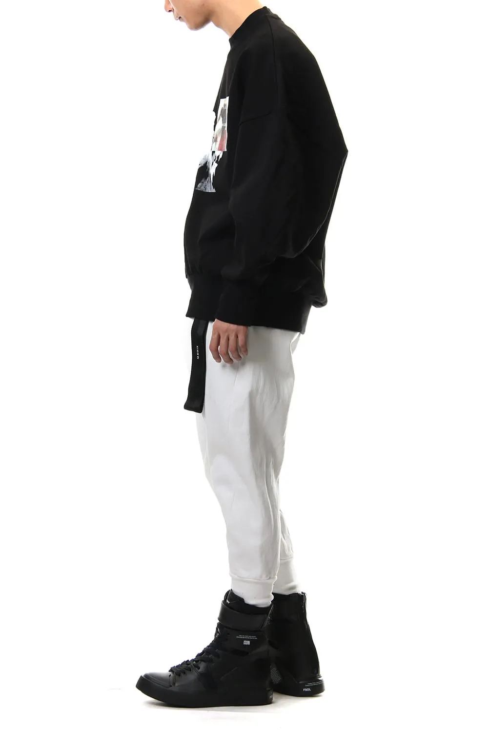 CROPPED EASY PANTS with KEY STRAP Off