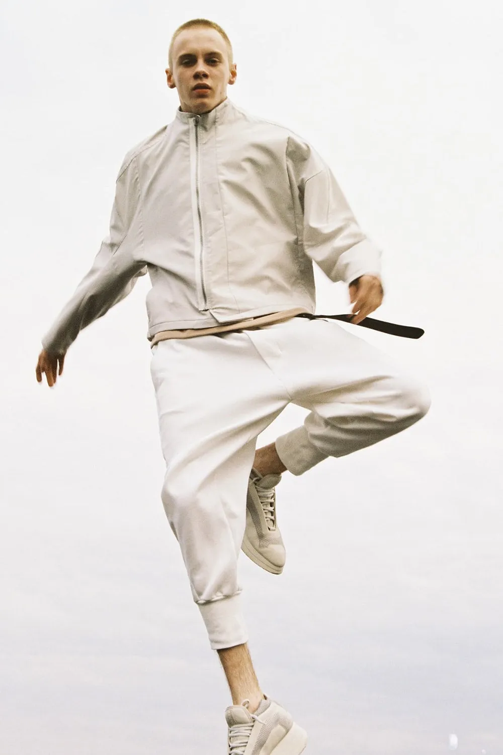 CROPPED EASY PANTS with KEY STRAP Off