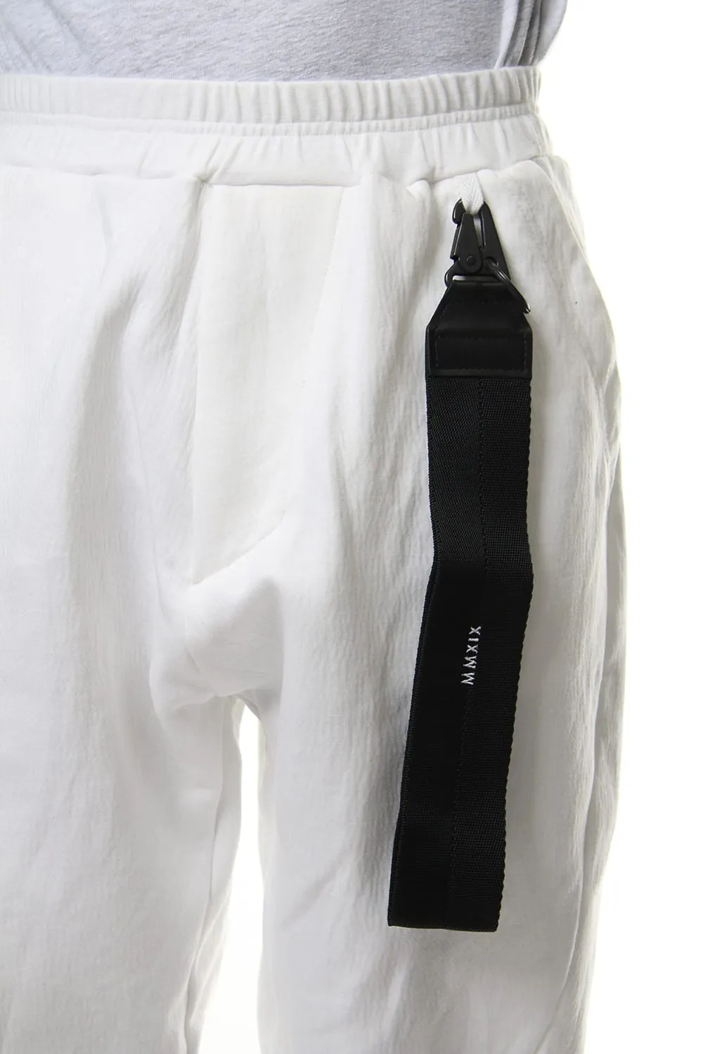 CROPPED EASY PANTS with KEY STRAP Off