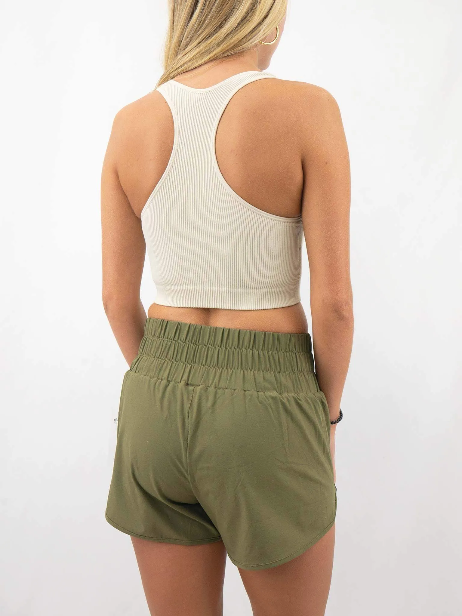 Cropped Ribbed Bra Top