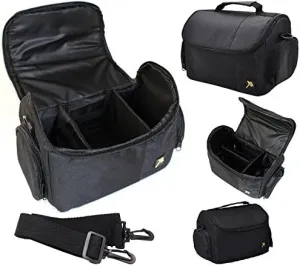 Deluxe Large Camera Carrying Bag Case For Canon Powershot SX60 SX530 SX520 HS
