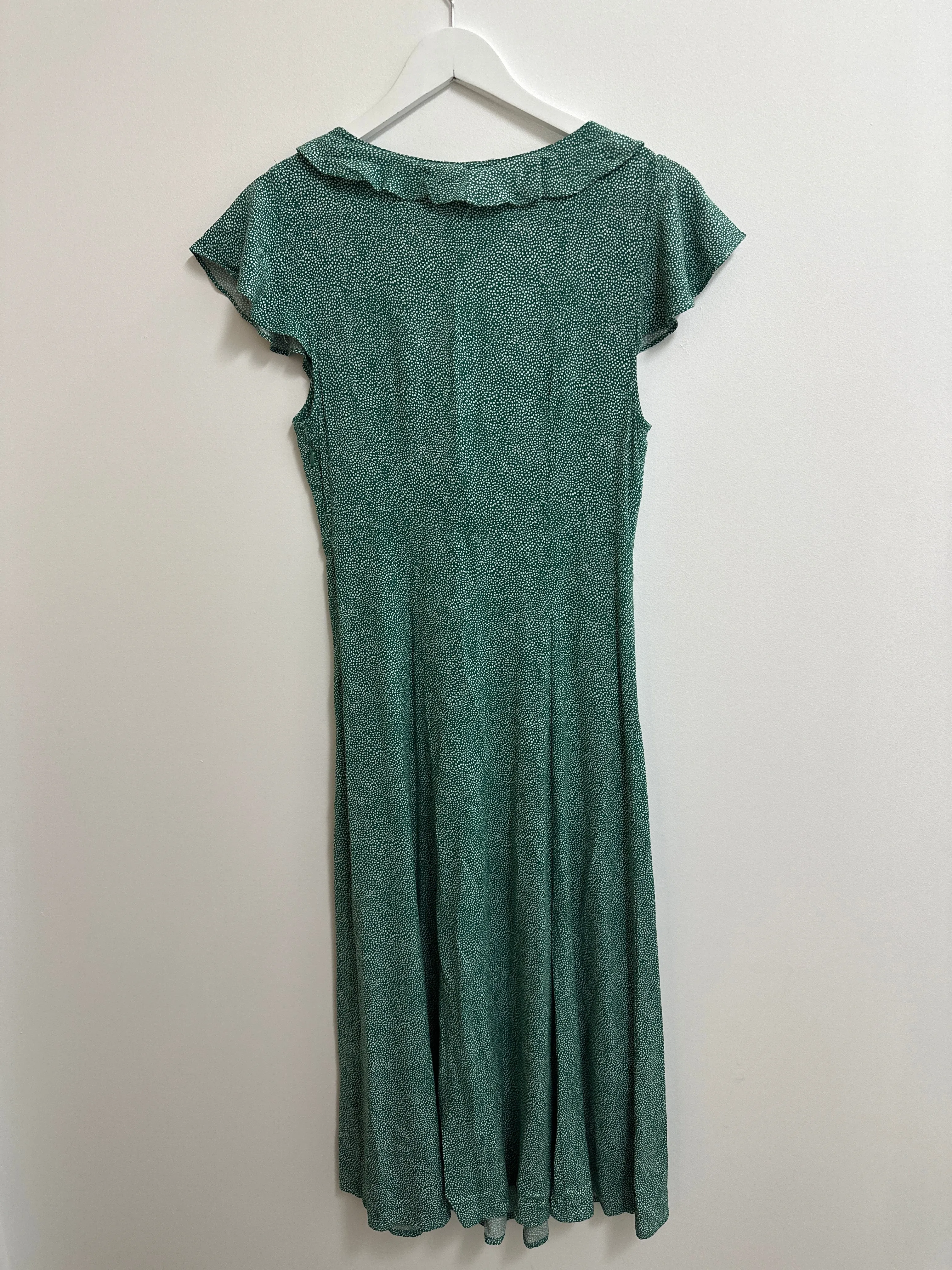 Diamond Rumba Midi Dress in Green