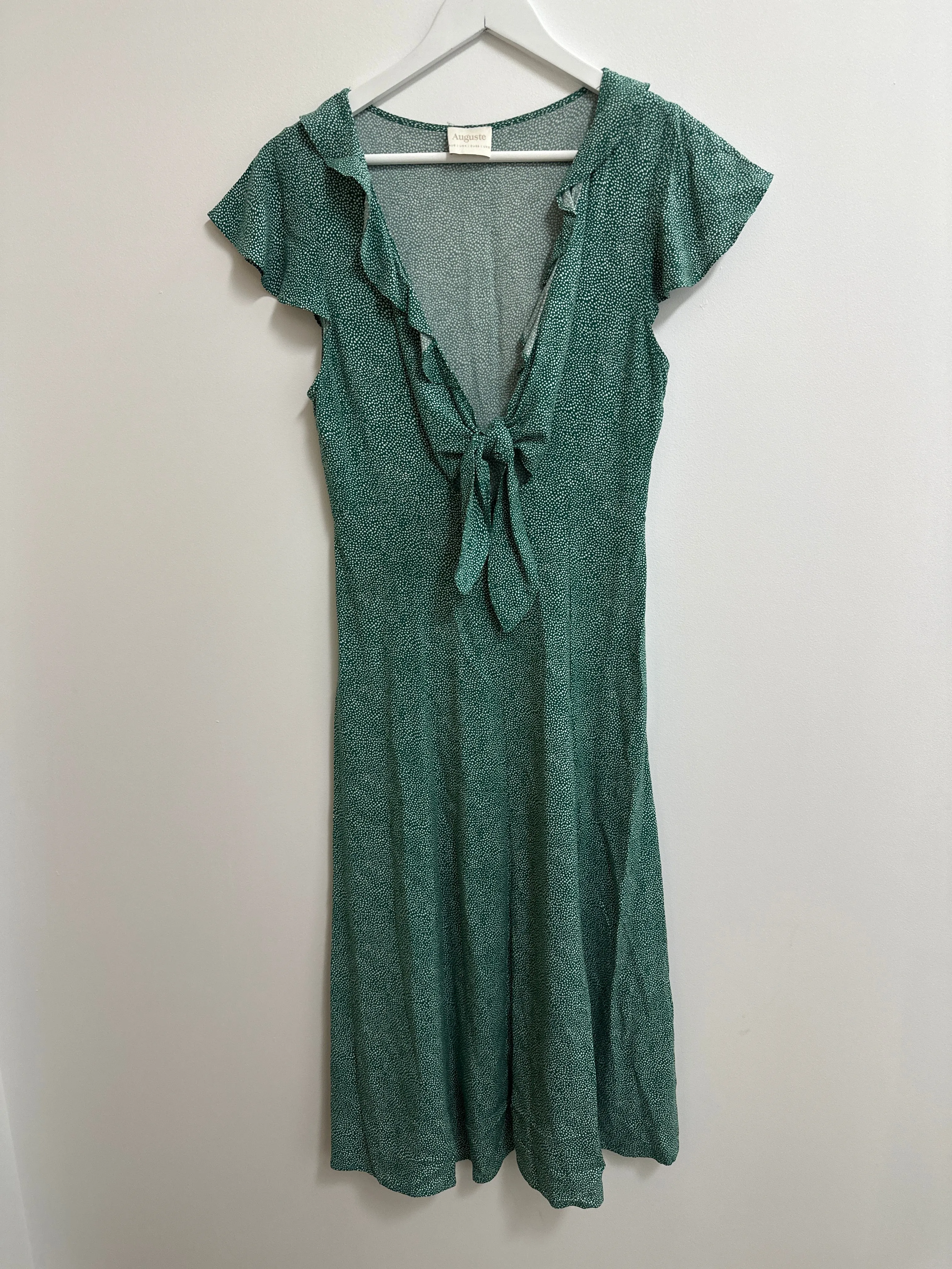 Diamond Rumba Midi Dress in Green