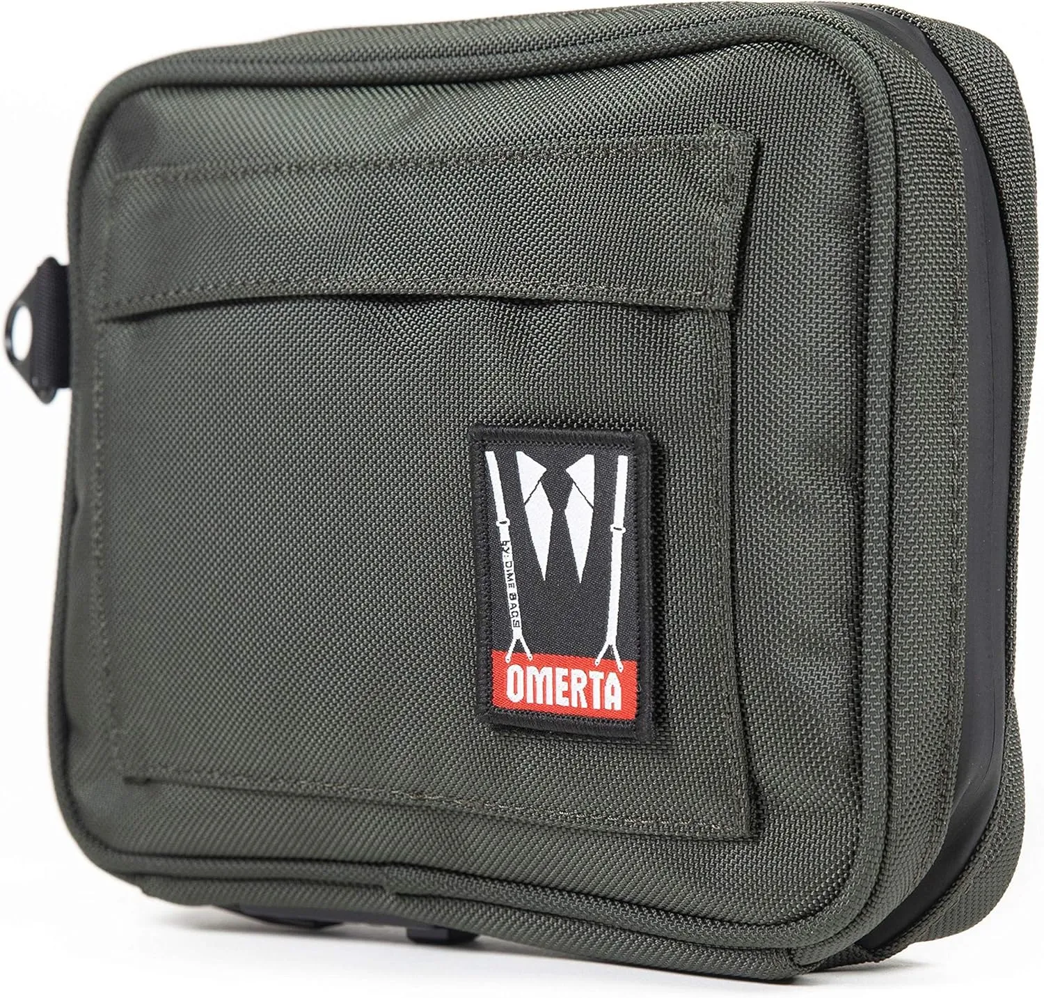 DIME BAGS Omerta Boss with Lock Padded Pouch with Activated Carbon Technology | 3-Digit Combo Lock | Low-Profile, Sleek Design