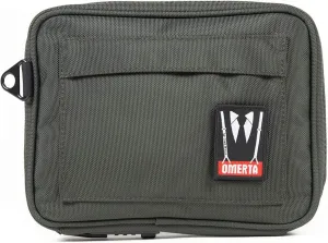 DIME BAGS Omerta Boss with Lock Padded Pouch with Activated Carbon Technology | 3-Digit Combo Lock | Low-Profile, Sleek Design