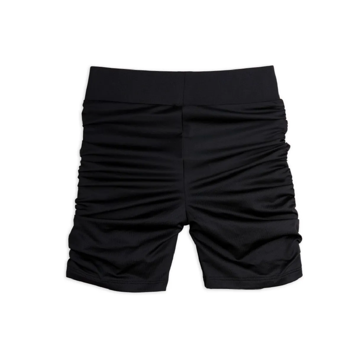 Draped Sporty Bike Shorts