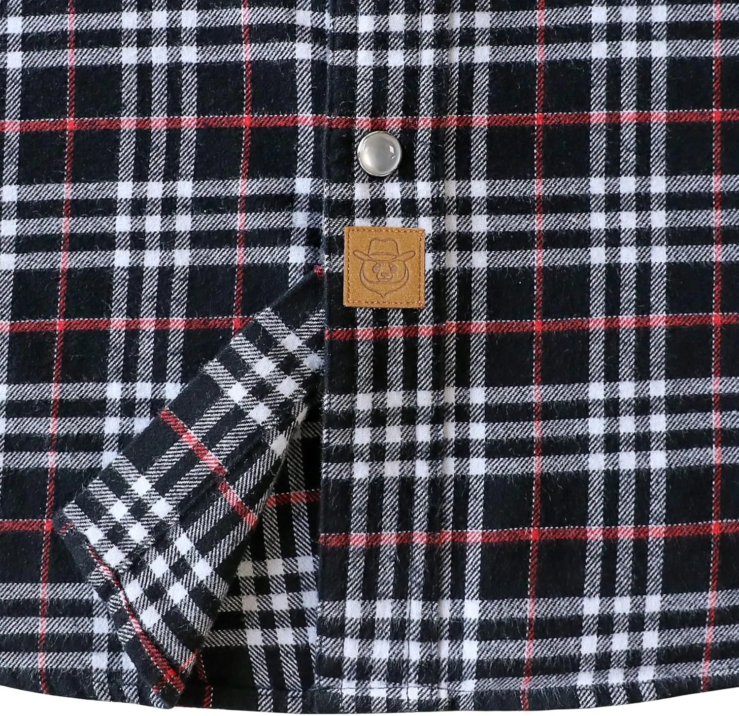 Dubinik Mens Flannel Shirts Long Sleeve Casual Cozy Pearl Snap Shirts for Men Western Cowboy Plaid Soft Pure Cotton