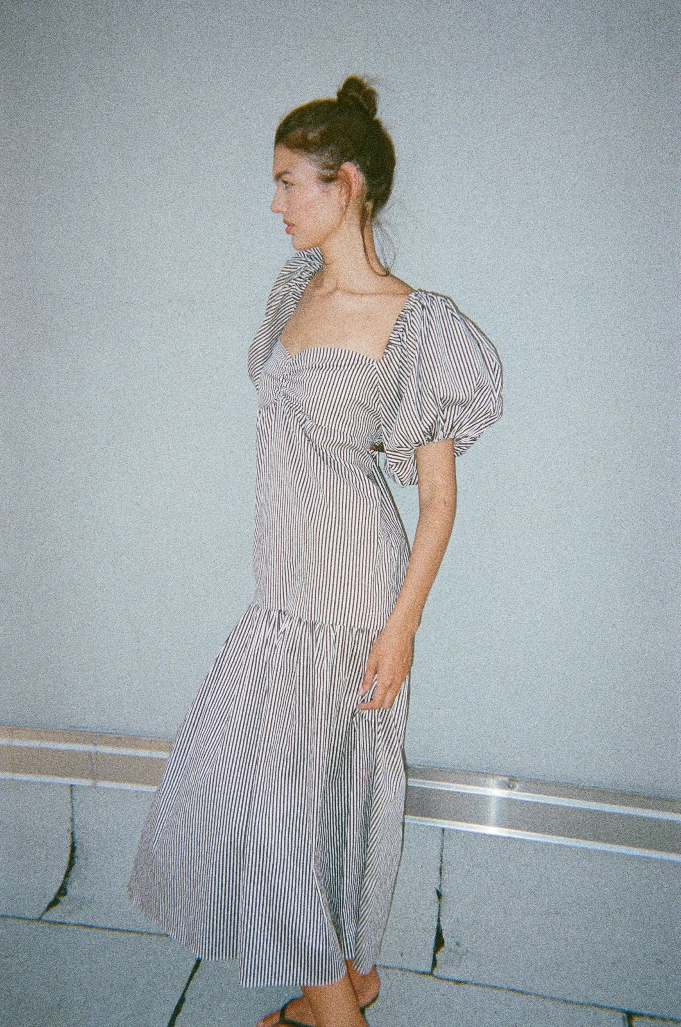 East Village Cotton Striped Dress by Madeline Marie