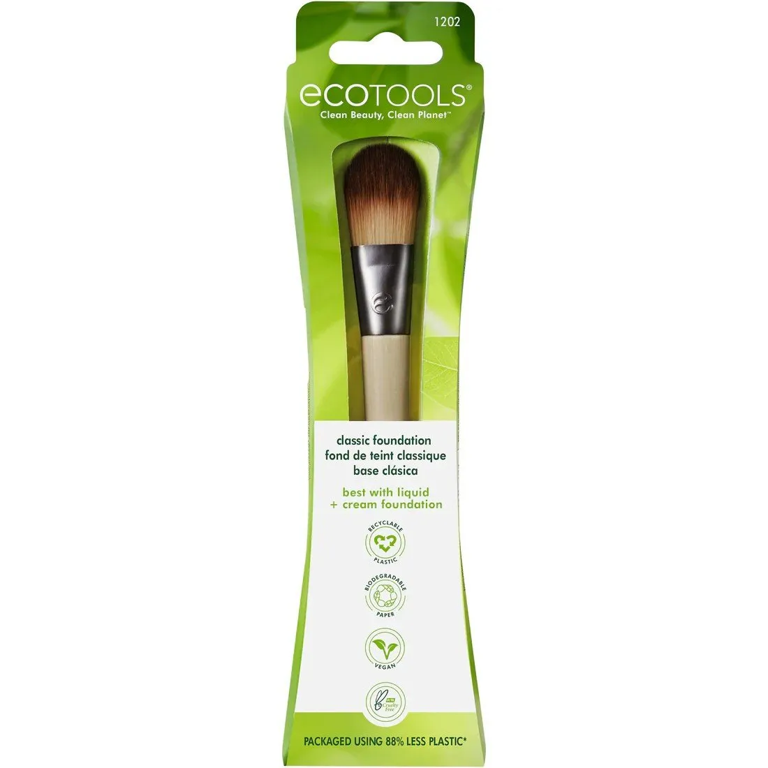 EcoTools Classic Foundation Makeup Brush 1 Brush
