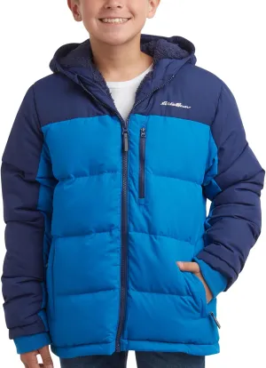 Eddie Bauer Boys' Winter Jacket - Heavyweight Quilted Down Jacket - Insulated Hooded Outerwear Coat for Boys (5-16)