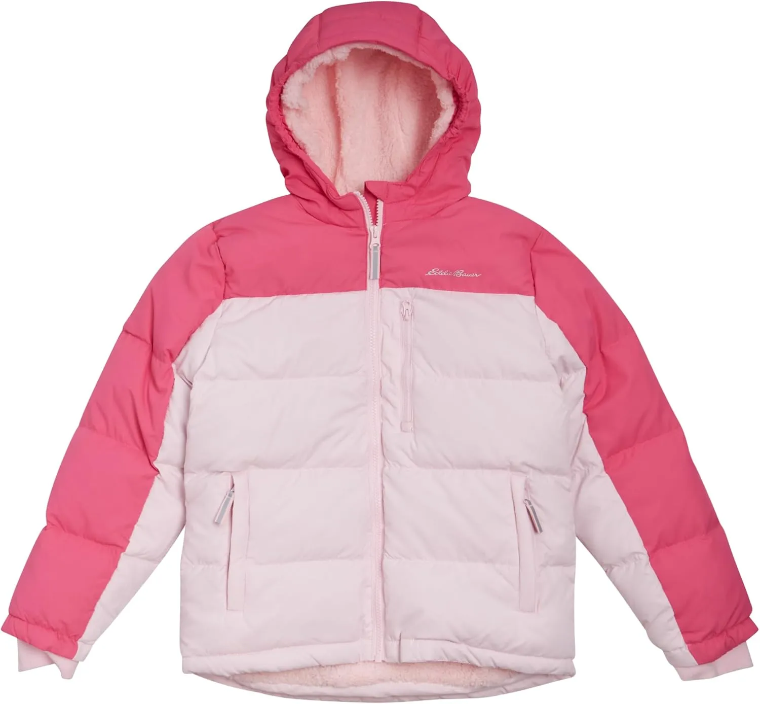 Eddie Bauer Girls' Winter Jacket - Heavyweight Quilted Down Jacket - Insulated Hooded Outerwear Coat for Girls (5-20)
