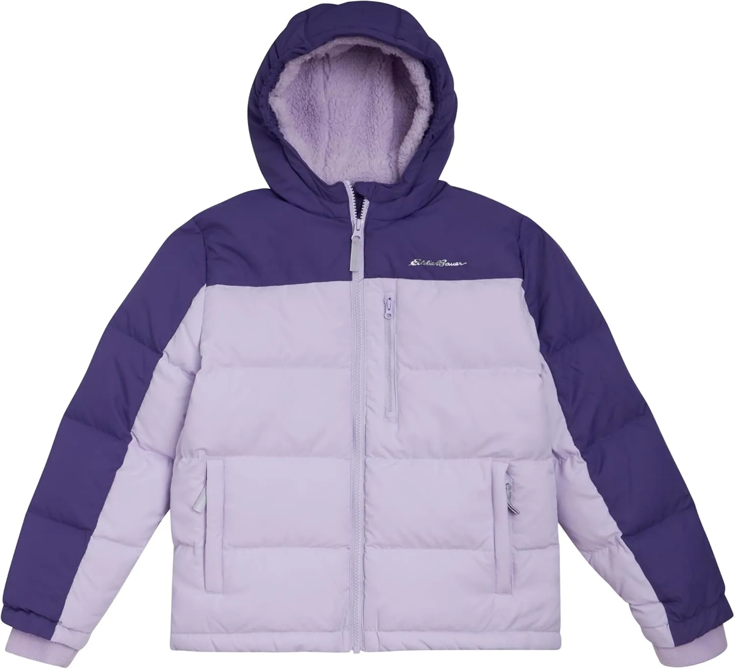 Eddie Bauer Girls' Winter Jacket - Heavyweight Quilted Down Jacket - Insulated Hooded Outerwear Coat for Girls (5-20)