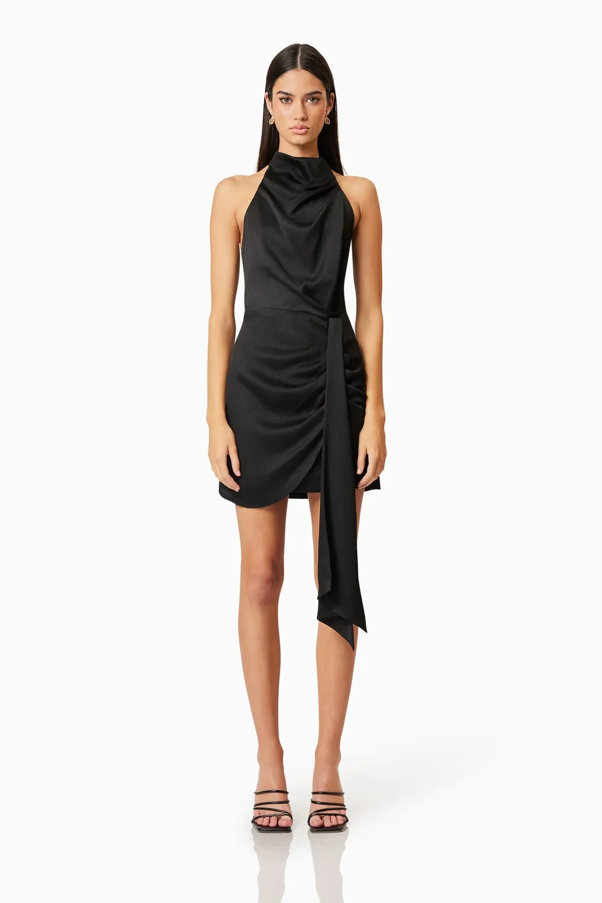 ELLIATT - Myra Mini Halter Dress - Black