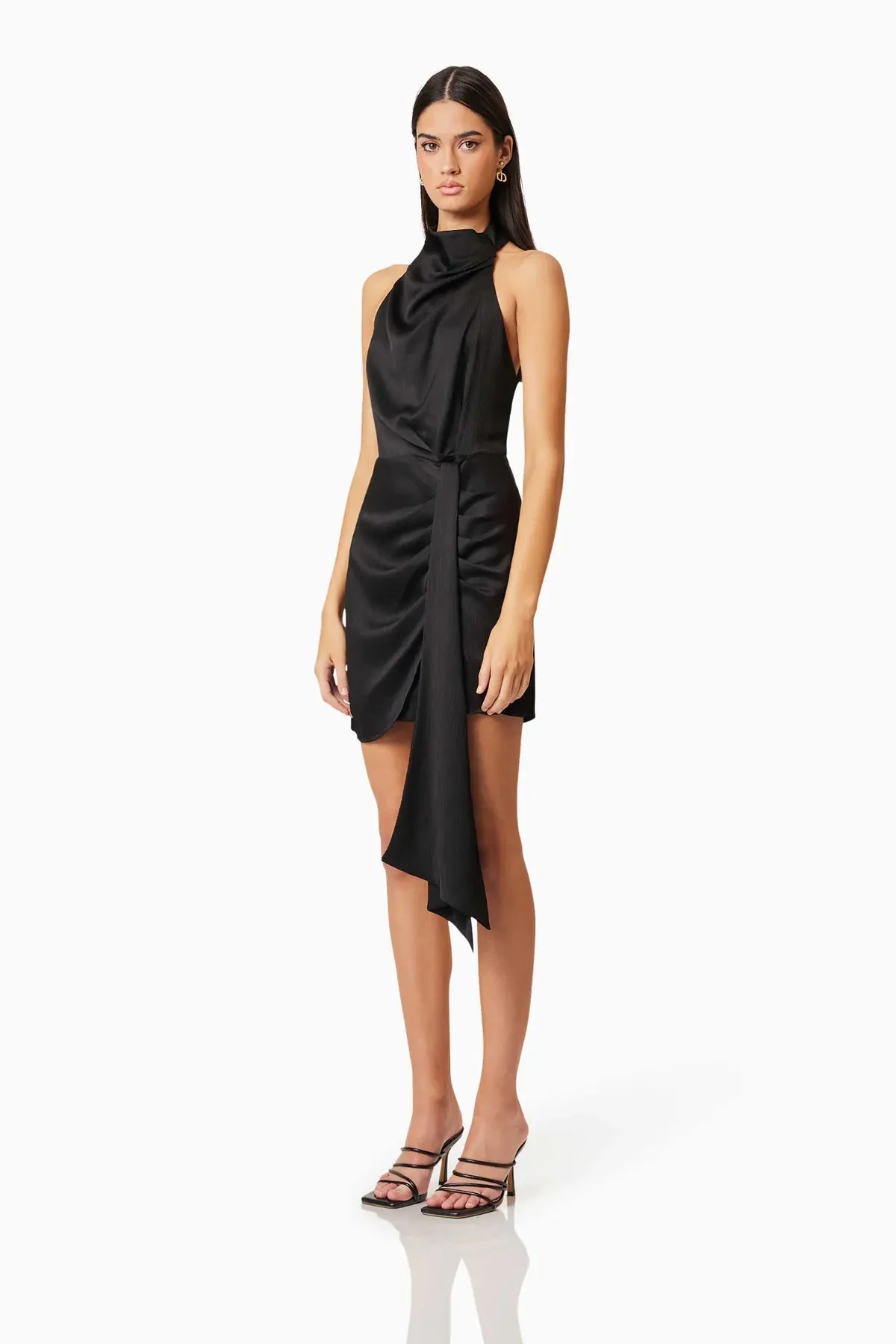 ELLIATT - Myra Mini Halter Dress - Black