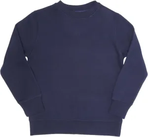 EVERYDAY KIDS Girls Fleece Crewneck Sweatshirt; Girls Long Sleeve Pullover Shirt - Soft and Breathable Cotton/Poly Blend