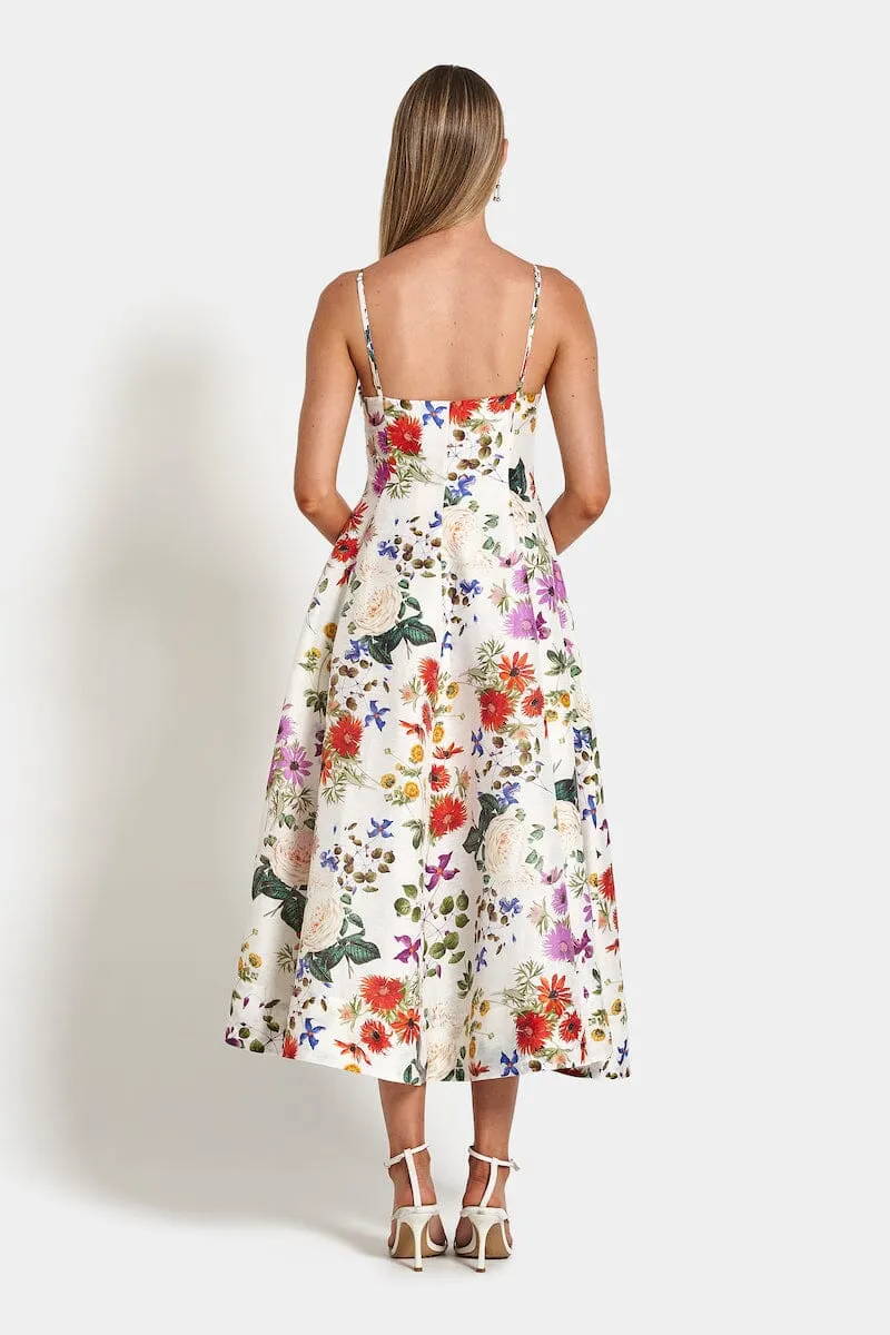 EVIE MIDI DRESS - Enchanted Floral (Final Sale)