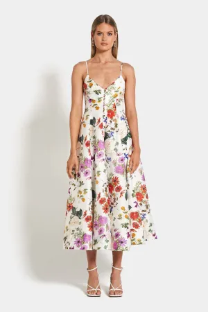 EVIE MIDI DRESS - Enchanted Floral (Final Sale)