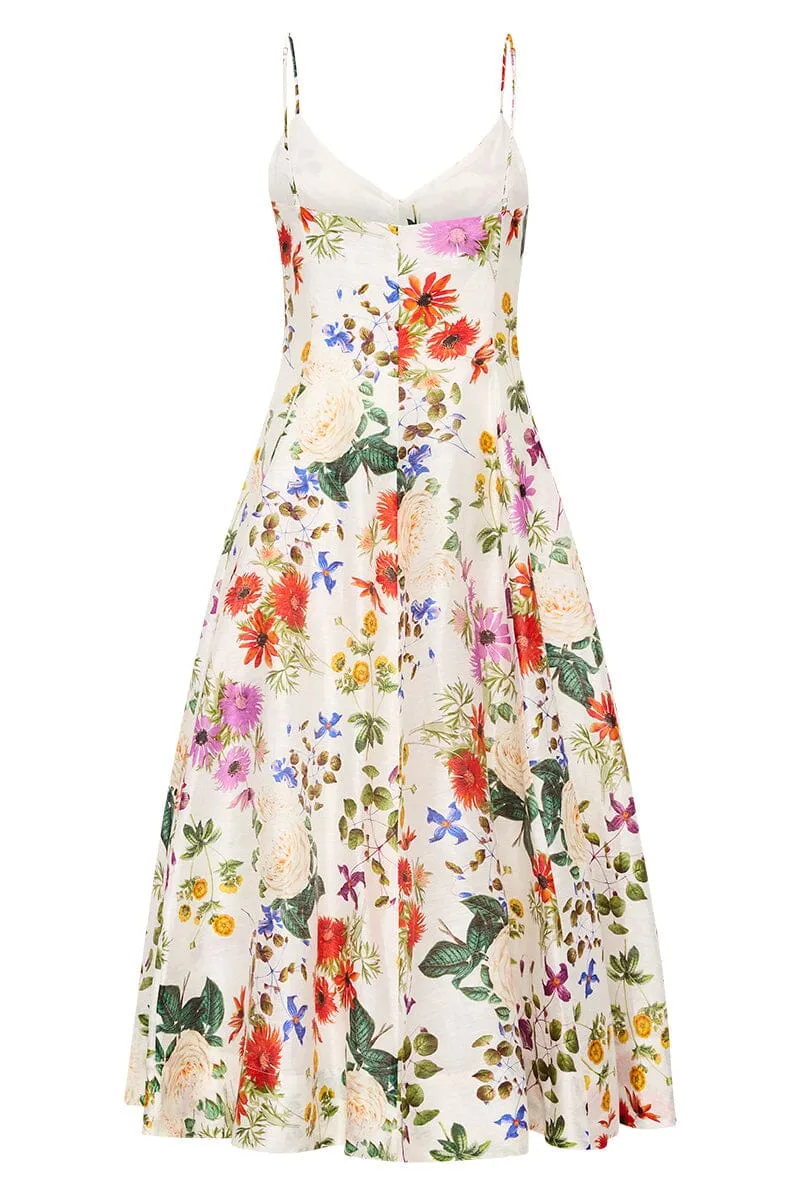 EVIE MIDI DRESS - Enchanted Floral (Final Sale)