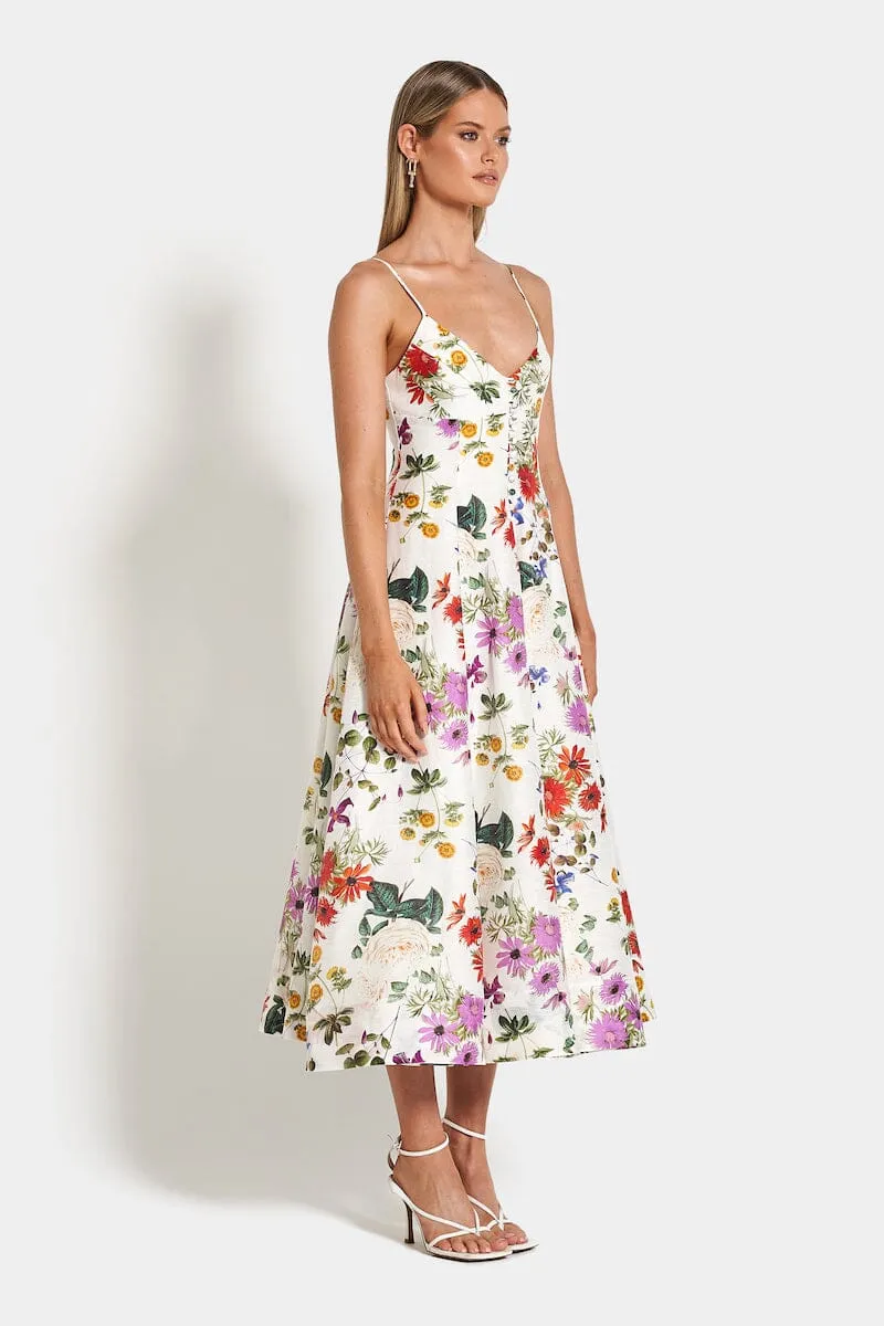 EVIE MIDI DRESS - Enchanted Floral (Final Sale)