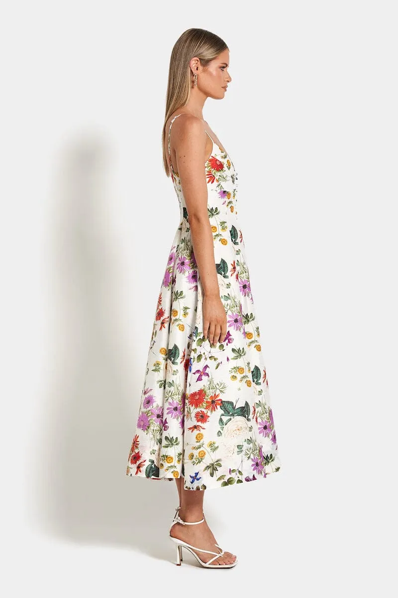 EVIE MIDI DRESS - Enchanted Floral (Final Sale)