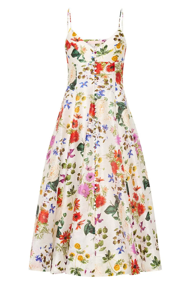 EVIE MIDI DRESS - Enchanted Floral (Final Sale)