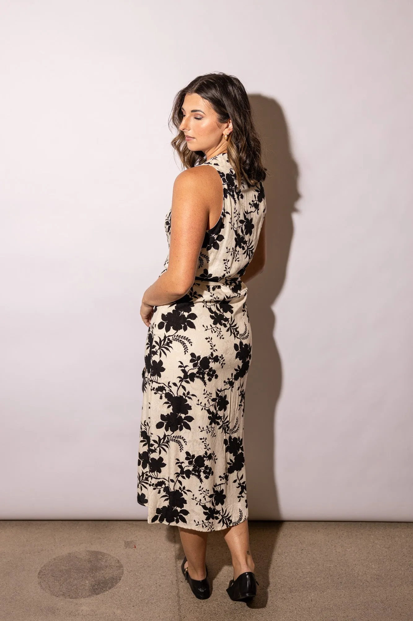 Fallon Printed Midi Dress