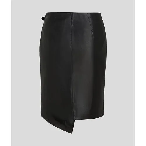 FAUX LEATHER SKIRT