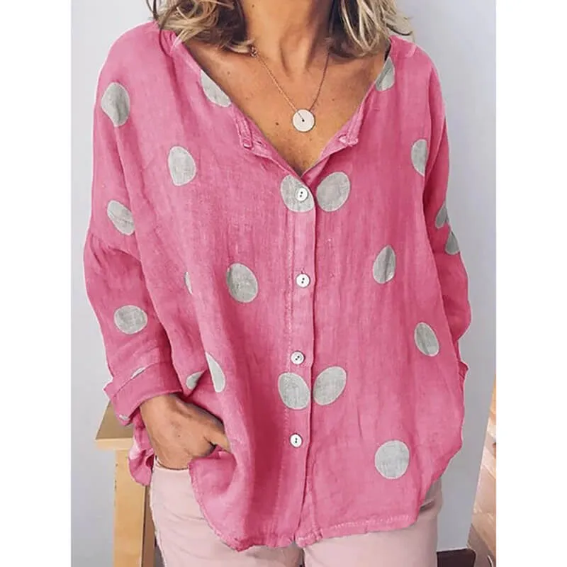 Floral Print Loose Blouse