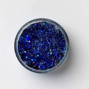 Galexie Glister Blue Suede Shoes Royal Blue - Hair, Face, Body Glitter Gel