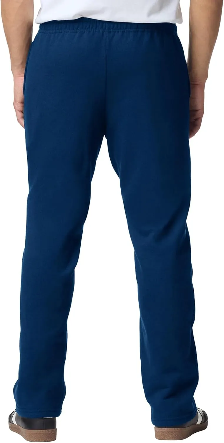 Gildan Adult Fleece Open Bottom Sweatpants with Pockets, Style G18300