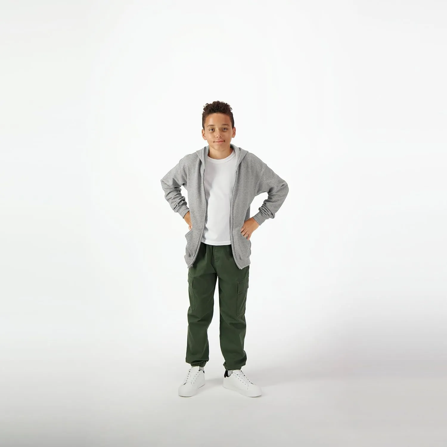 Gildan Kids' Full Zip Hoodie Sweatshirt, Style G18600B