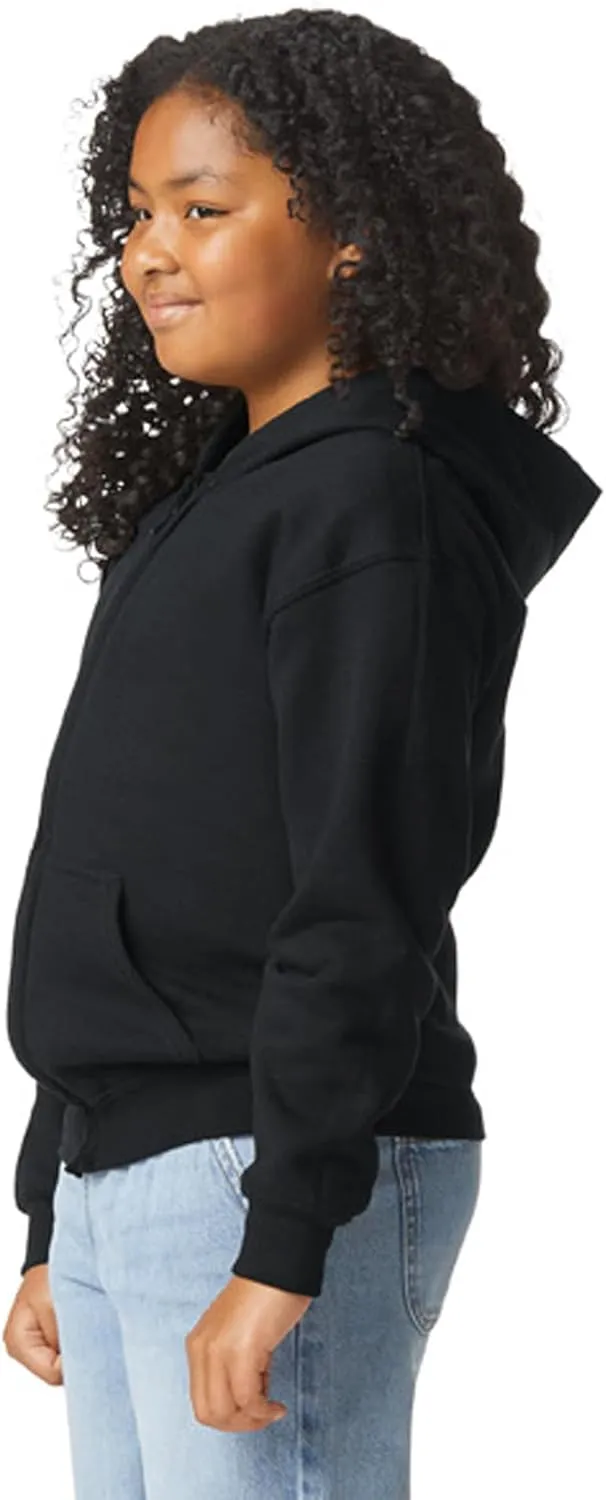 Gildan Kids' Full Zip Hoodie Sweatshirt, Style G18600B
