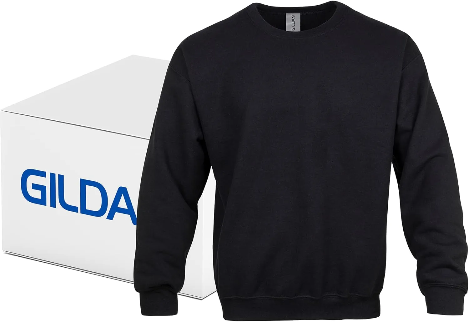 Gildan Unisex Adult Fleece Crewneck Sweatshirt, Style G18000, Multipack