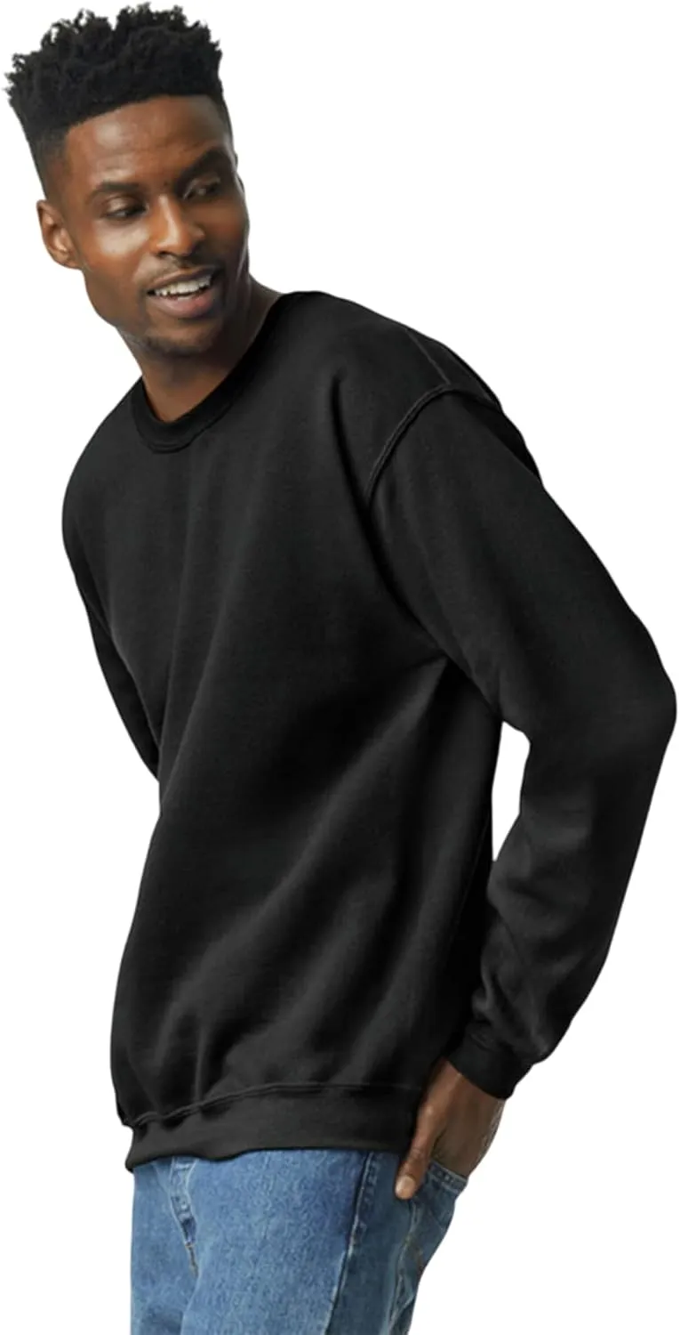 Gildan Unisex Adult Fleece Crewneck Sweatshirt, Style G18000, Multipack