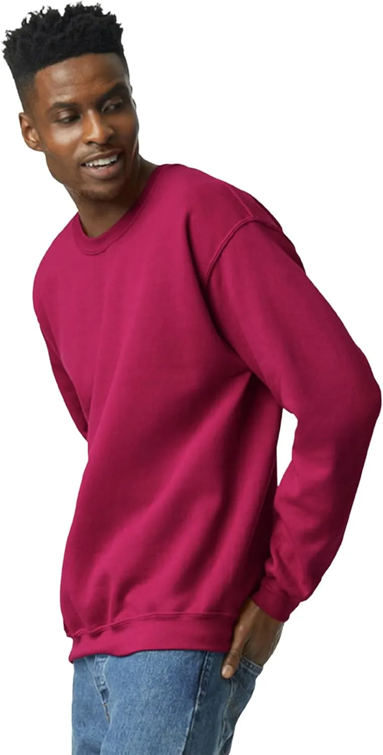 Gildan Unisex Adult Fleece Crewneck Sweatshirt, Style G18000, Multipack