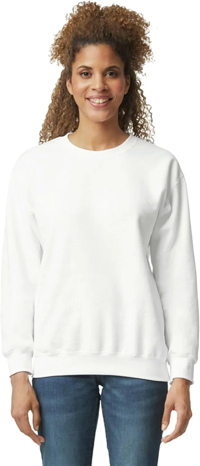 Gildan Unisex Adult Fleece Crewneck Sweatshirt, Style G18000, Multipack
