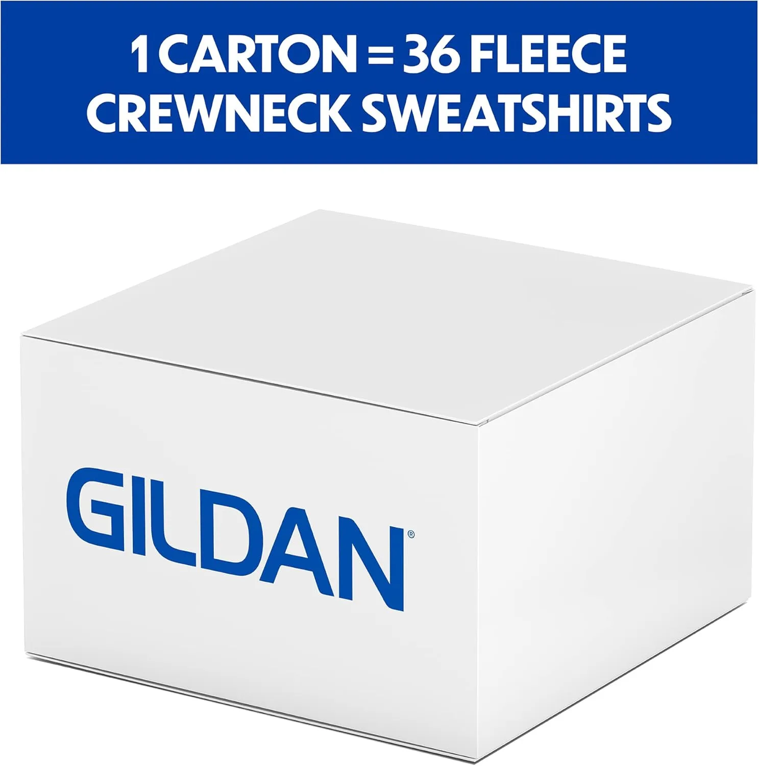 Gildan Unisex Adult Fleece Crewneck Sweatshirt, Style G18000, Multipack