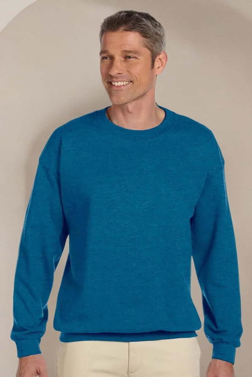 Gildan Unisex Adult Fleece Crewneck Sweatshirt, Style G18000, Multipack
