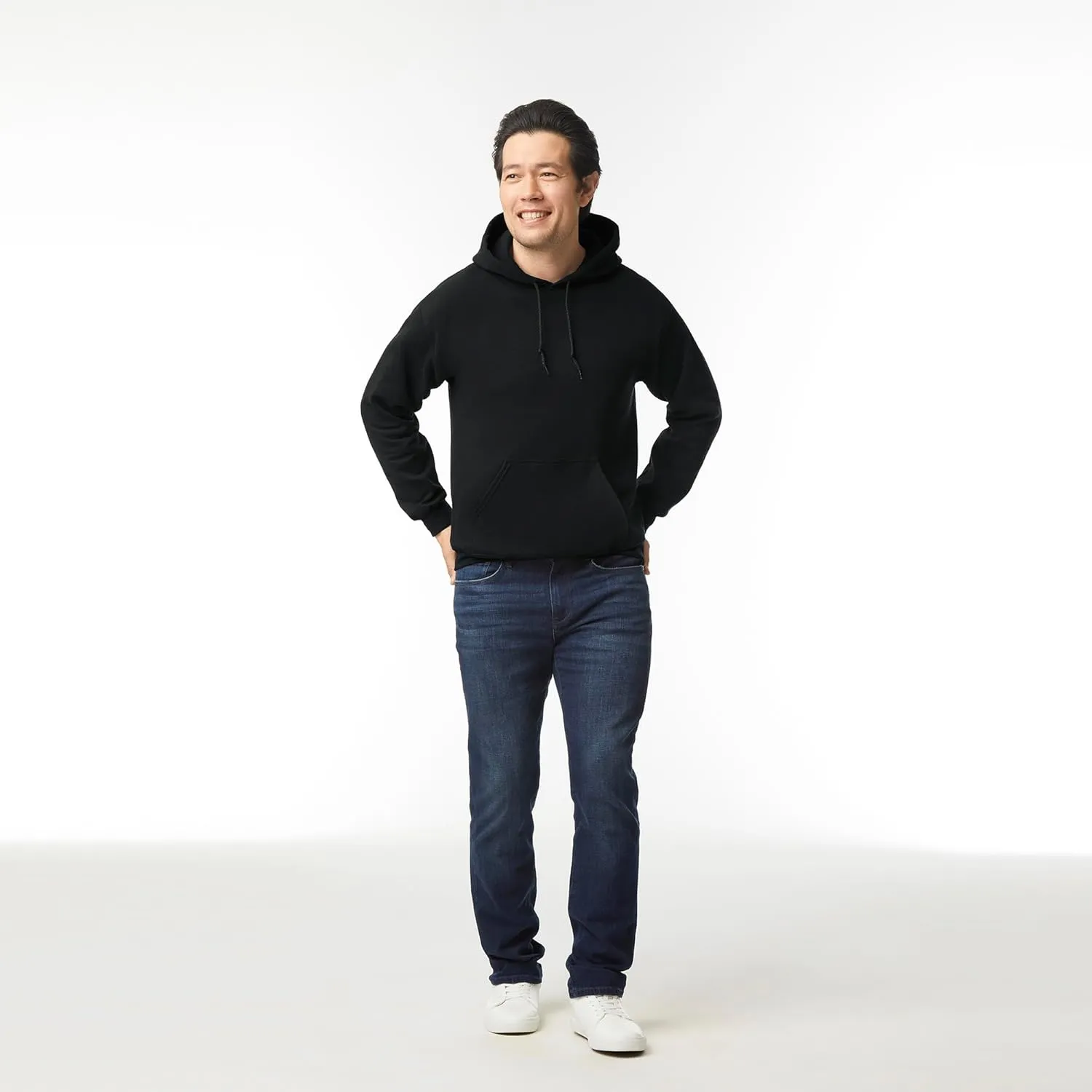 Gildan Unisex Adult Fleece Hoodie Sweatshirt, Style G18500, Multipack