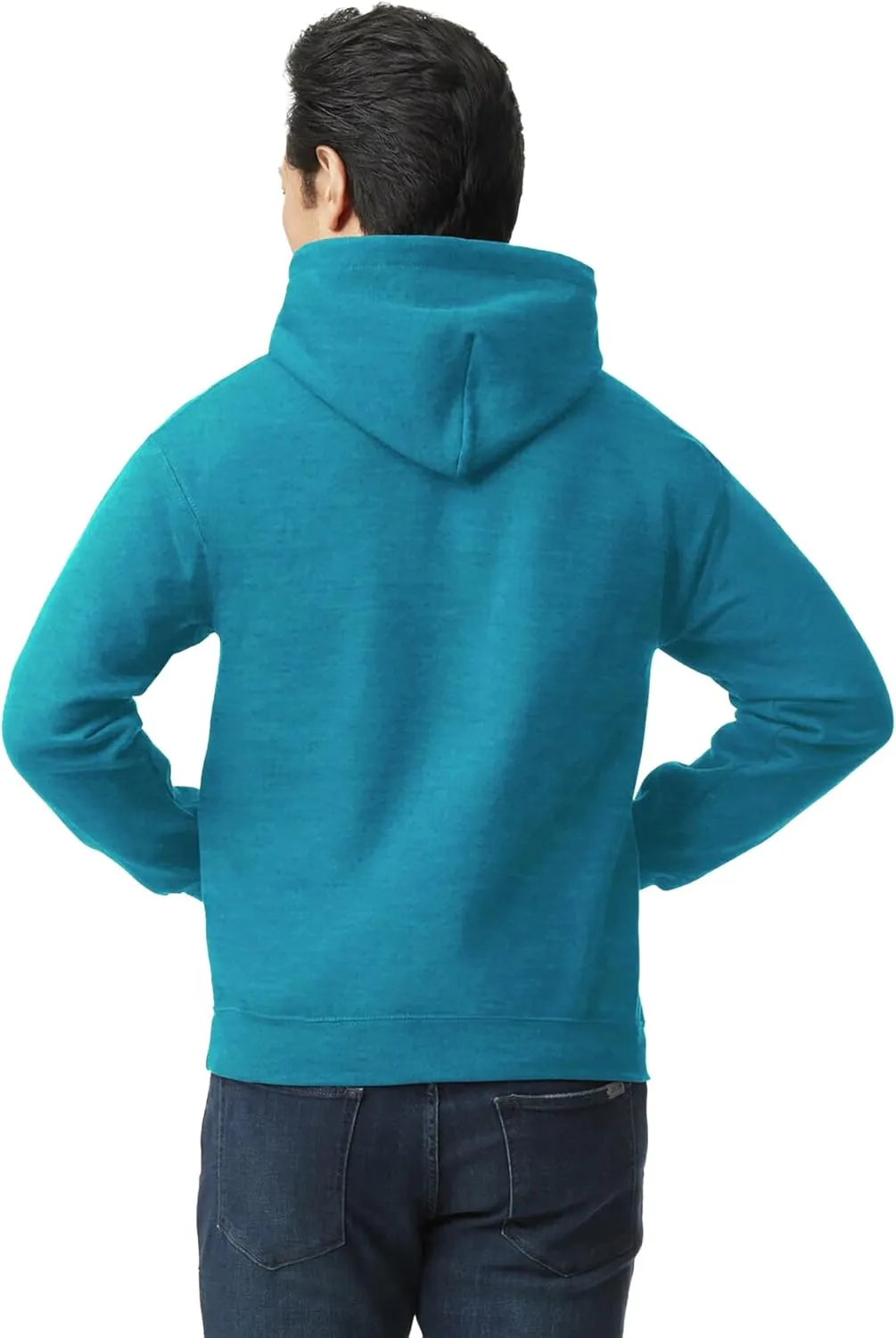 Gildan Unisex Adult Fleece Hoodie Sweatshirt, Style G18500, Multipack
