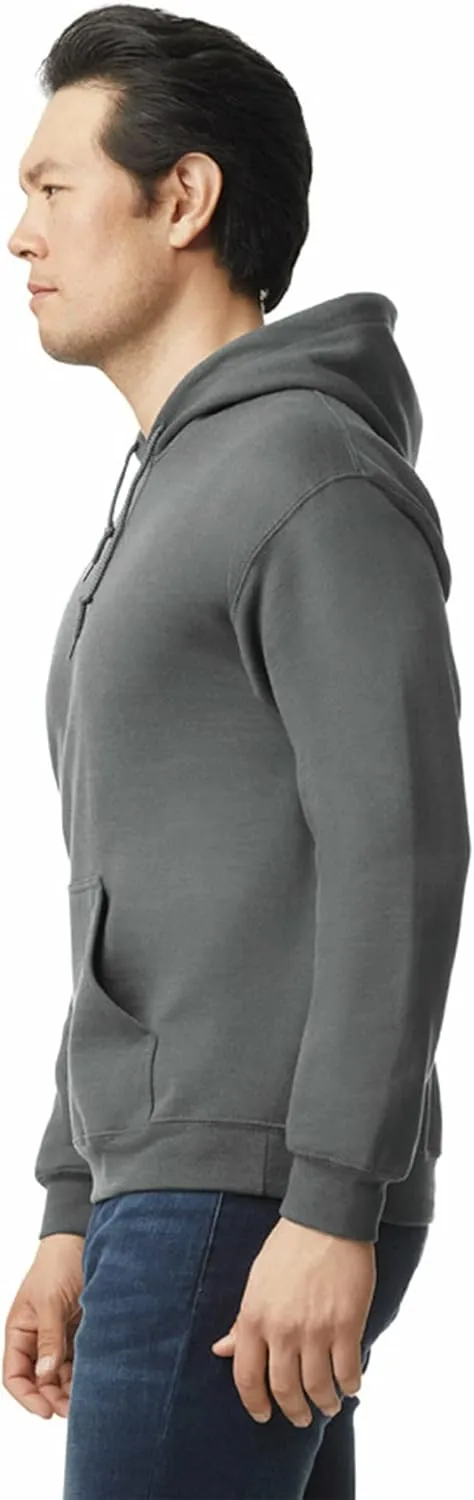 Gildan Unisex Adult Fleece Hoodie Sweatshirt, Style G18500, Multipack