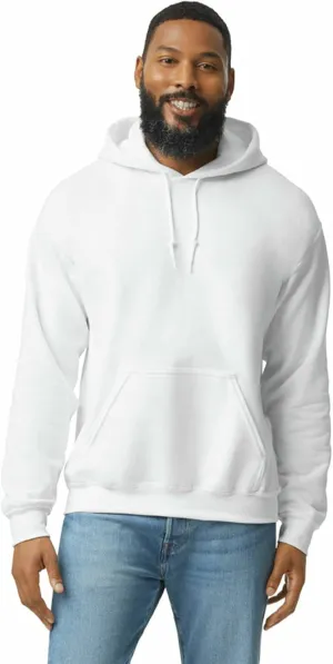 Gildan Unisex Adult Fleece Hoodie Sweatshirt, Style G18500, Multipack