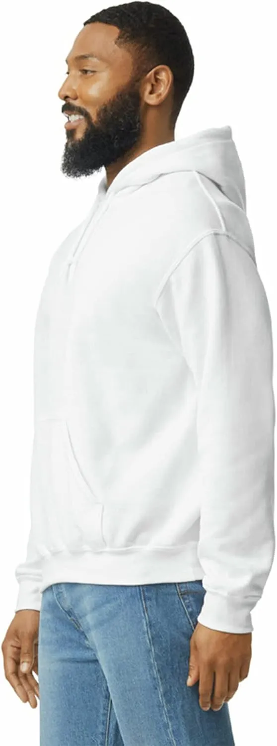 Gildan Unisex Adult Fleece Hoodie Sweatshirt, Style G18500, Multipack