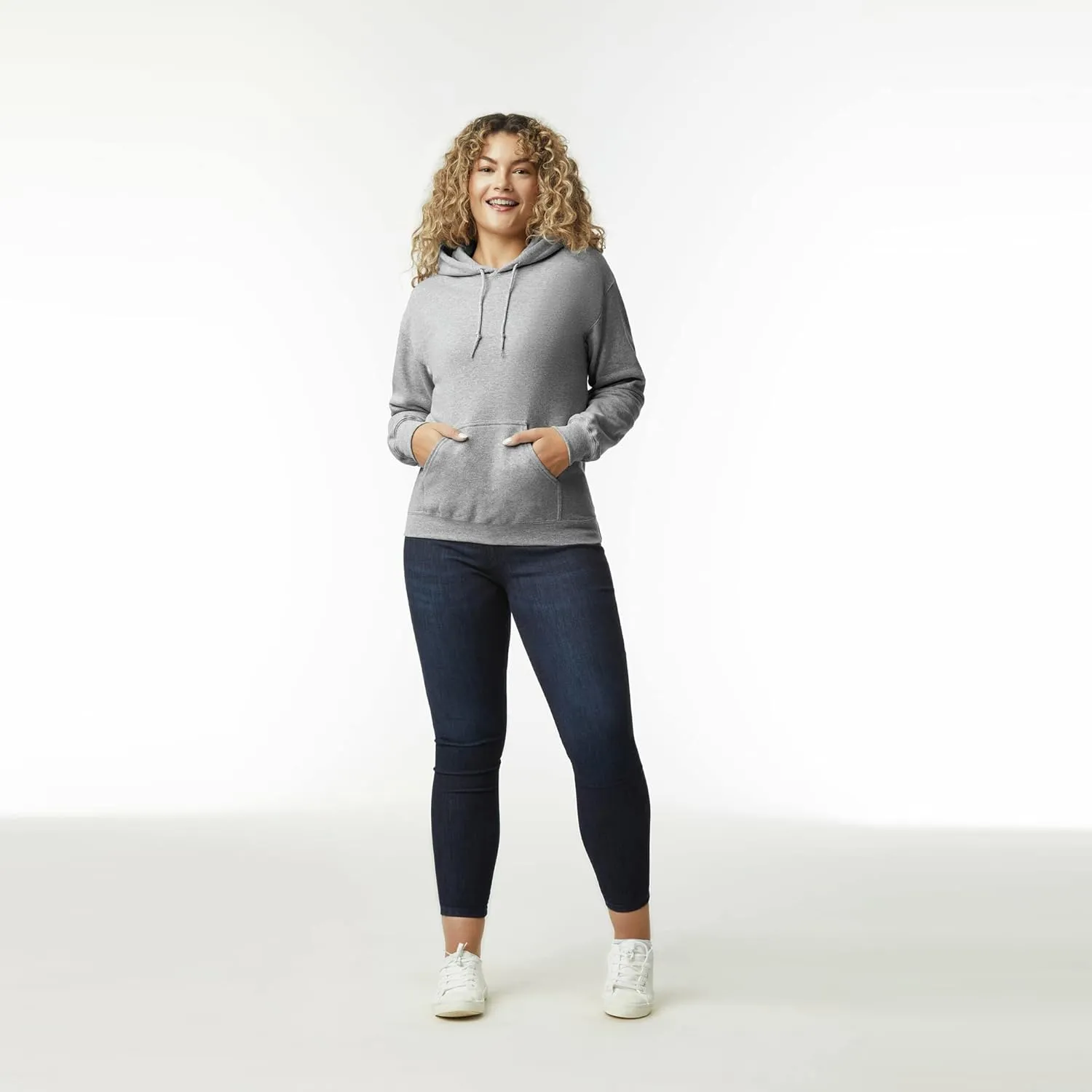 Gildan Unisex Adult Fleece Hoodie Sweatshirt, Style G18500, Multipack